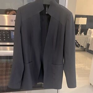 Athleta Steller Black Open Front Jacket 6